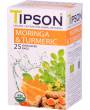 TIPSON BIO Moringa & Turmeric Papierverpackung 25x1,5g