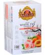 BASILUR White Tea Peach Rose Gastro-Teebeutel 20x1,5g